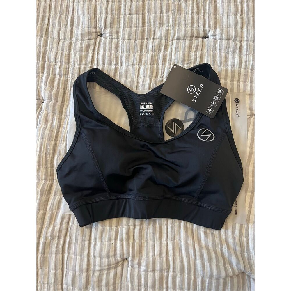 STEEP Black Sports Bra